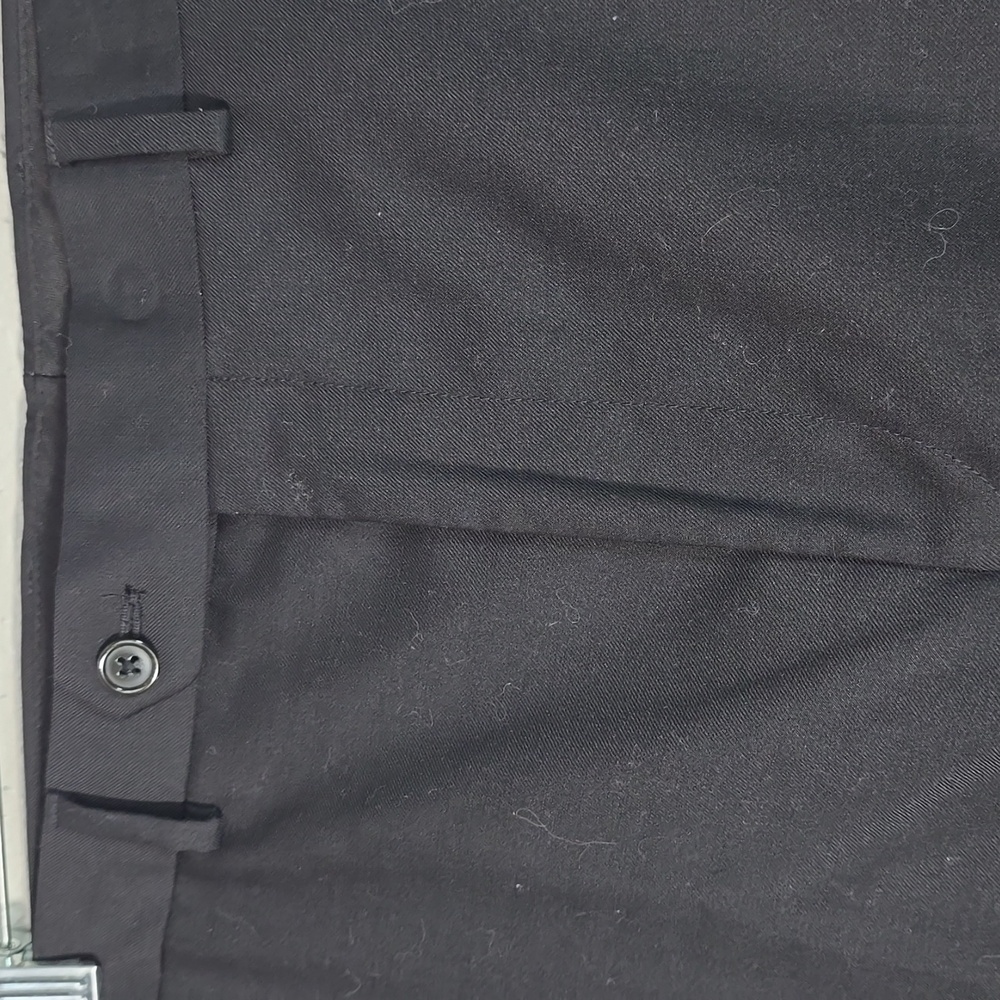 Lauren Ralph Lauren Black Lebel Classic Black Men's Dress Pants - Picture 3 of 10